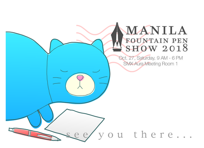 We Will Be at the Manila Fountain Pen Show 2018
